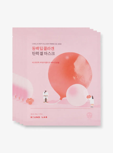 Camellia Deep Collagen Firming Gel Mask Set (34g*4ea)