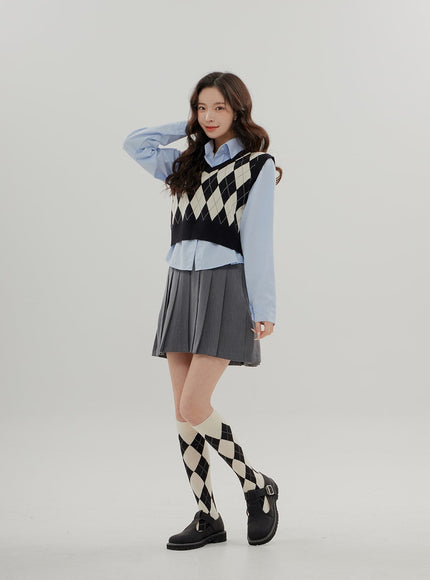 Cropped Long Sleeve Shirt B0802