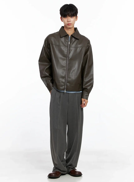 mens-classis-faux-leather-zip-up-jacket-is519