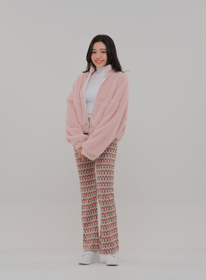 Floral Print Bootcut Pants BS-A27121102