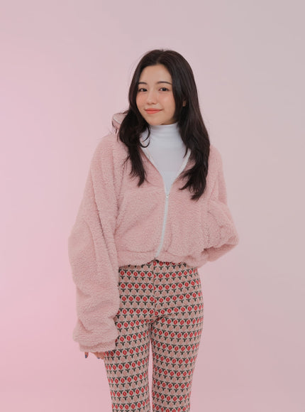 Floral Print Bootcut Pants BS-A27121102