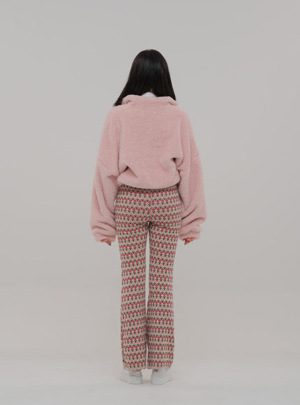 Floral Print Bootcut Pants BS-A27121102