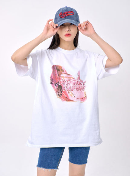 Oversized Graphic Tee BA327