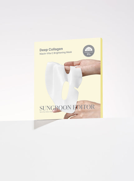 Deep Collagen Niacin Vita C Brightening Mask (37g*4ea)