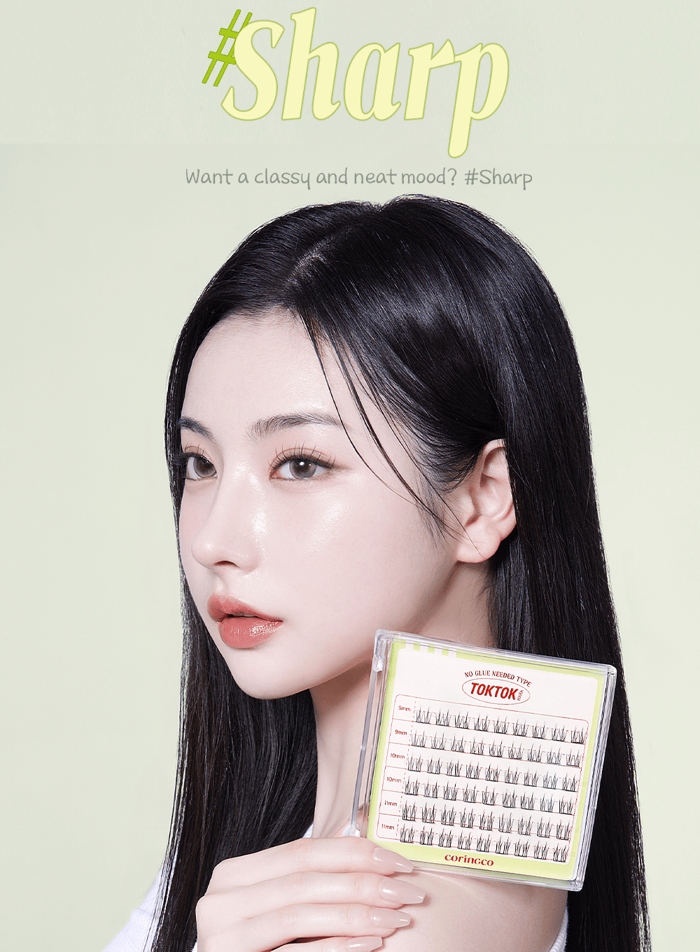 TOKTOKHARA No Glue Eyelash – Light (54pcs)