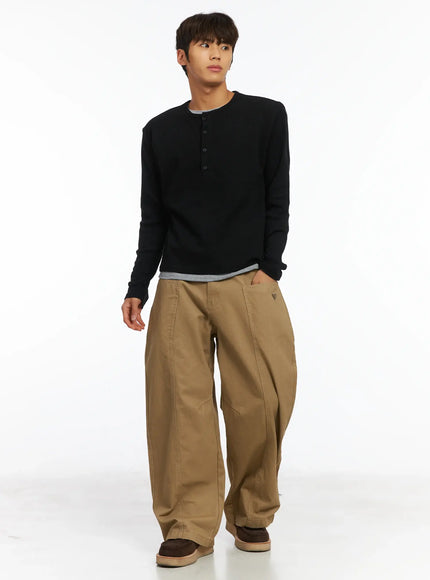 mens-heart-embroidered-big-pocket-wide-leg-pants-ij514
