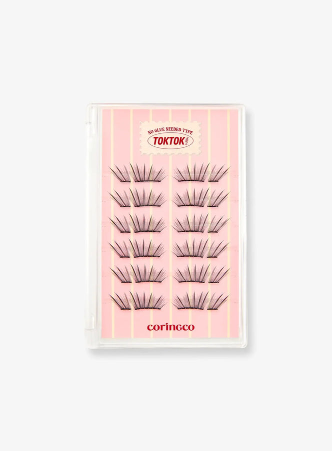 TOKTOKHARA No Glue Half Eyelash (24pcs)
