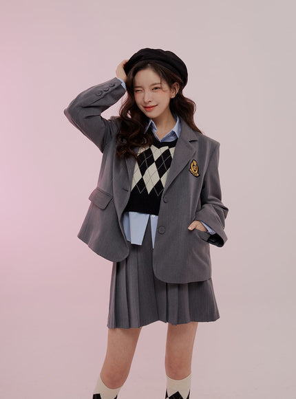 Cropped Long Sleeve Shirt B0802