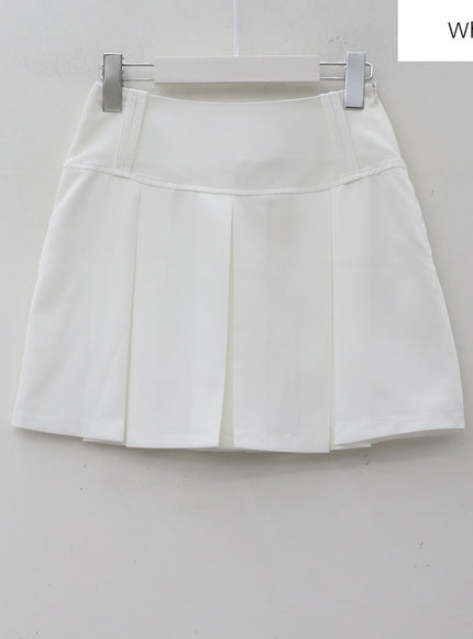 Basic Formal Pleated Mini Skirt BA27