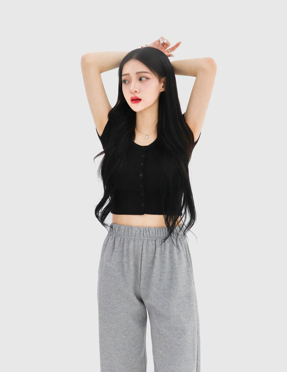 High-Waisted Sweat Pants CA28