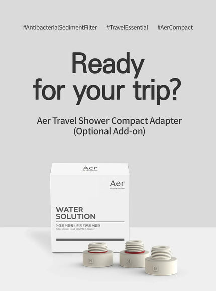 Water Solution Travel Shower Compact Adapter (1ea)