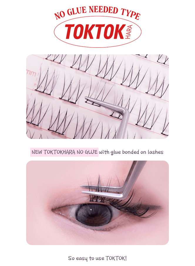 TOKTOKHARA No Glue Eyelash (54pcs)