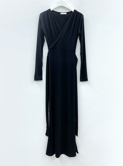 Maxi Wrap Mermaid Dress J31