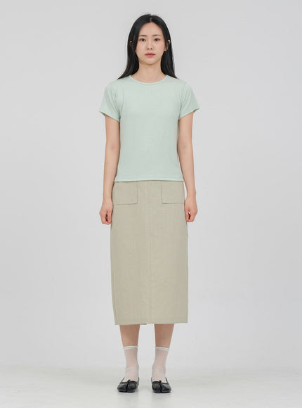 Desaturated Spandex T-shirt OA19