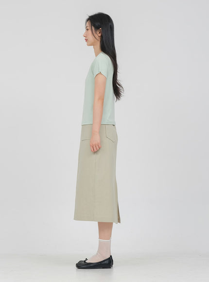 Desaturated Spandex T-shirt OA19