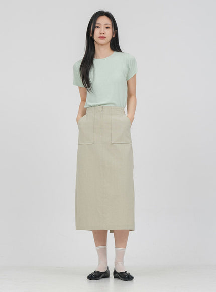 Desaturated Spandex T-shirt OA19