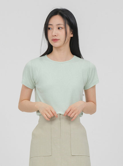 Desaturated Spandex T-shirt OA19