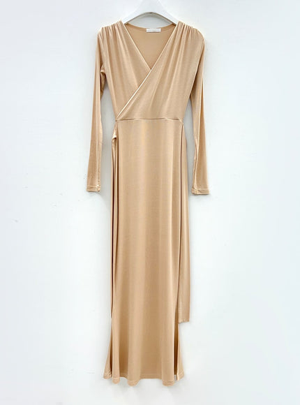 Maxi Wrap Mermaid Dress J31