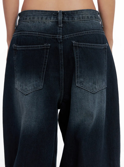 RM Washed Wide Leg Jeans CS522