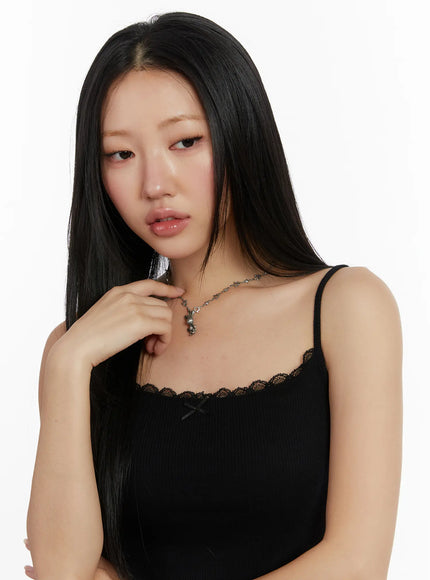 Bunny Pendant Necklace IN514