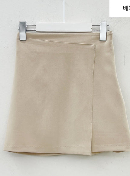 Wrap Style Mini Skirt BS-B11010502