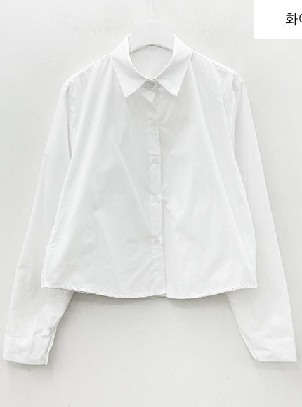 Cropped Long Sleeve Shirt B0802