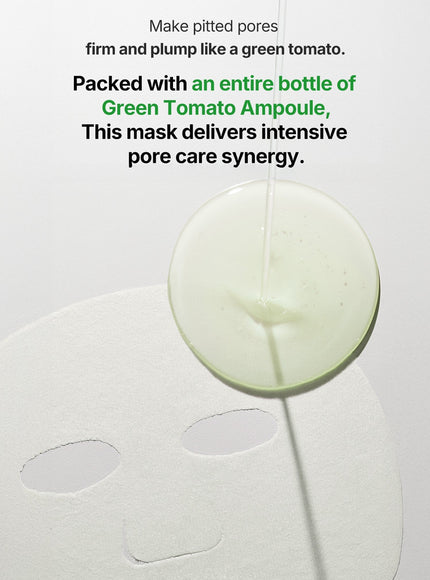 Green Tomato NMN Pore Minimizing Ampoule Mask (1ea, 23g)