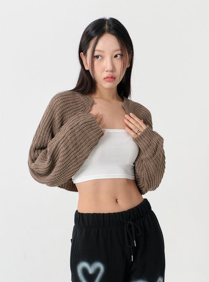 Knit Bolero Shrug C2001