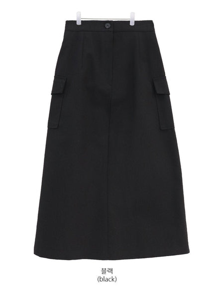 Cargo Maxi Skirt CA10