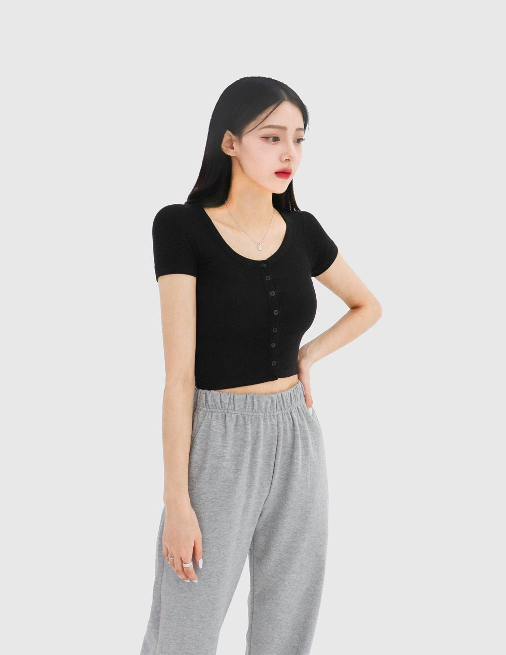High-Waisted Sweat Pants CA28
