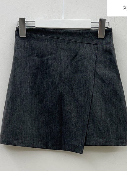 Wrap Style Mini Skirt BS-B11010502