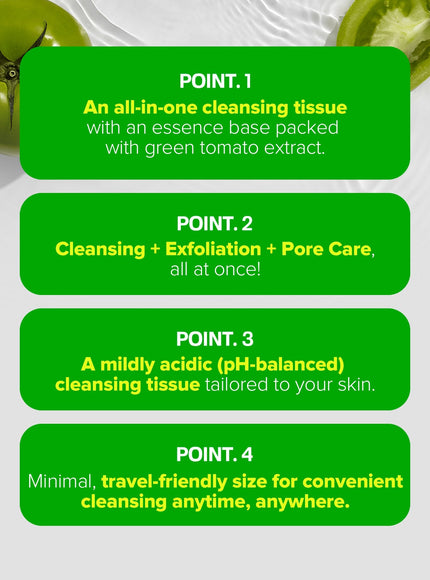 Green Tomato Deep Pore Cleansing Tissue (50g)