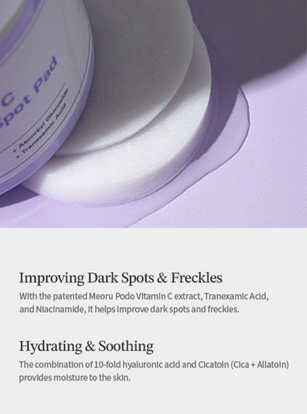 Meoru Podo Vita C Turn-over Dark Spots Pad (60pcs)