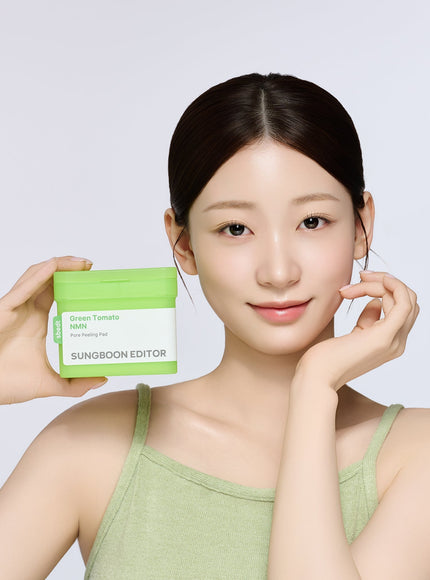 Green Tomato NMN Pore Peeling Pad (180ml)