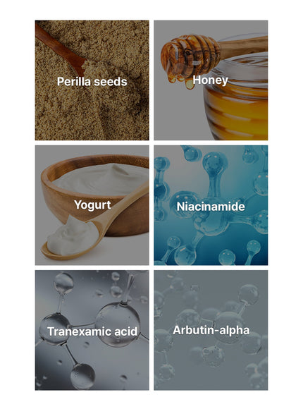 Perilla Brightening Ampoule Mask (1ea, 23g)