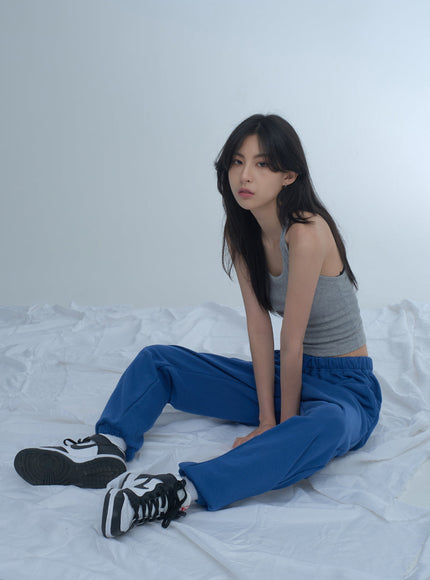 Basic Halterneck Tank Top CJj09