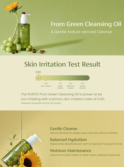 From Green Cleansing Oil (Set) (400ml)