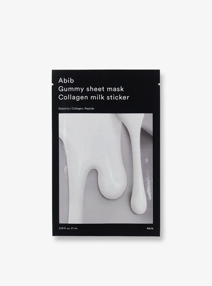 Gummy sheet mask Collagen milk sticker (10ea / 270ml)