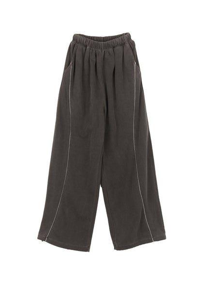 Men's Washed Wide-Fit Sweatpants IA504