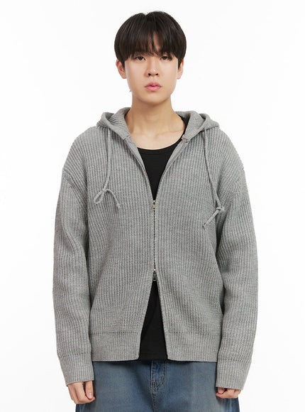 mens-knitted-double-zip-up-hoodie-ij517