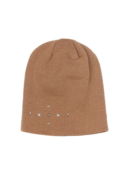 Studded Knit Beanie IM530