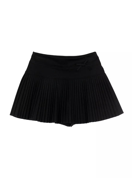 ribbon-pleated-mini-skirt-io527