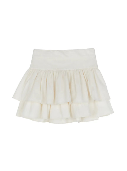 Layered Ruffle Skirt Pants ID526