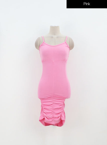Ruched Mini Dress IA327