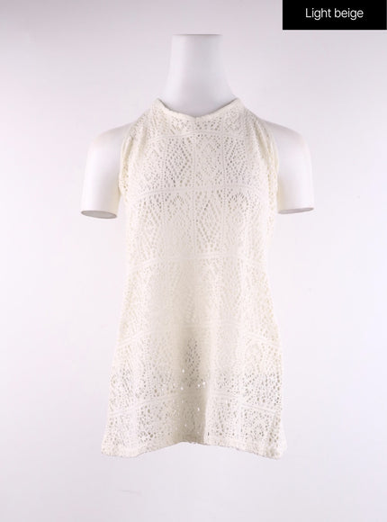 lace-halter-mini-dress-cf407