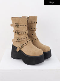 buckle-faux-leather-mid-boots-is327