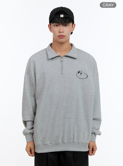 mens-cozy-half-zip-sweatshirt-gray-is412