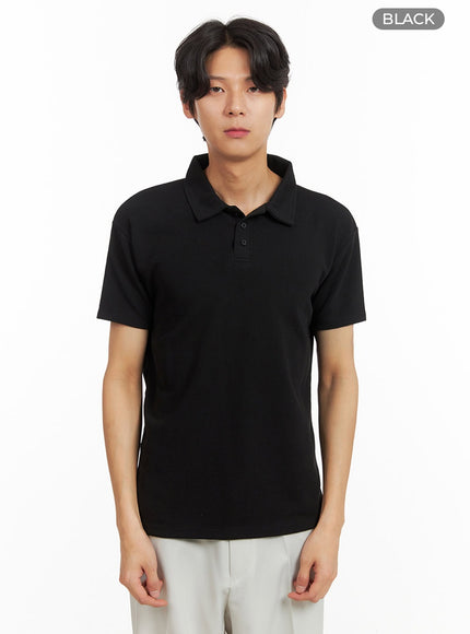 mens-basic-short-sleeve-polo-shirt-black-iy424