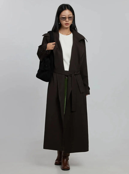 Belted Trench Coat ID516
