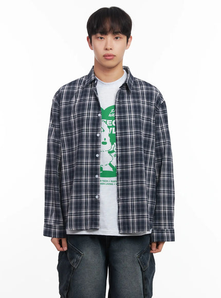 mens-loose-fit-flannel-shirt-iu519